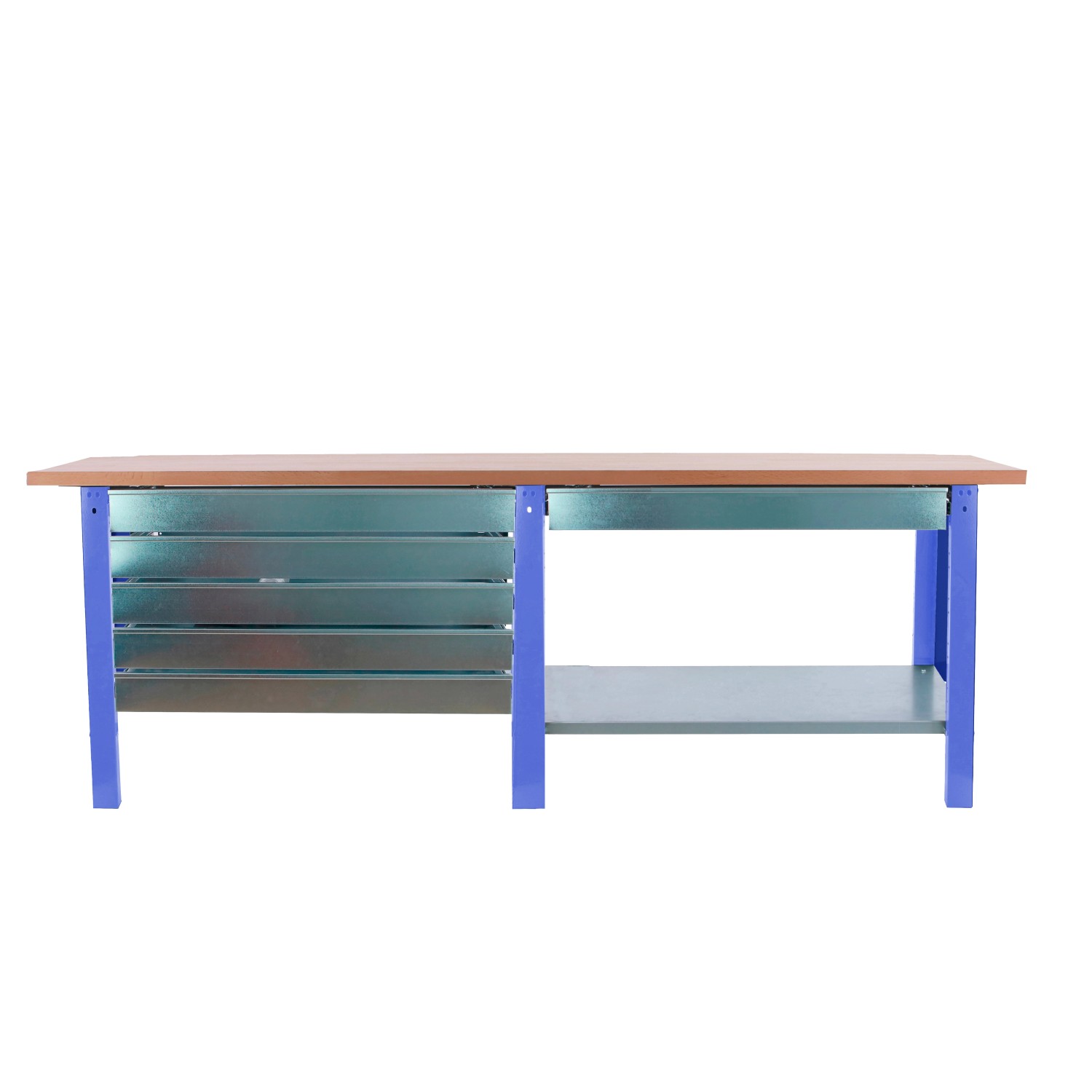 PROREGAL Werkbank BUFFALO WOOD Mit 6x Schublade HxBxT 86,5x210x75cm Traglas günstig online kaufen