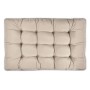 Beiges Beautissu Style Paletten-Sitzkissen 120x80cm, getuftet, robust für Indoor & Outdoor.