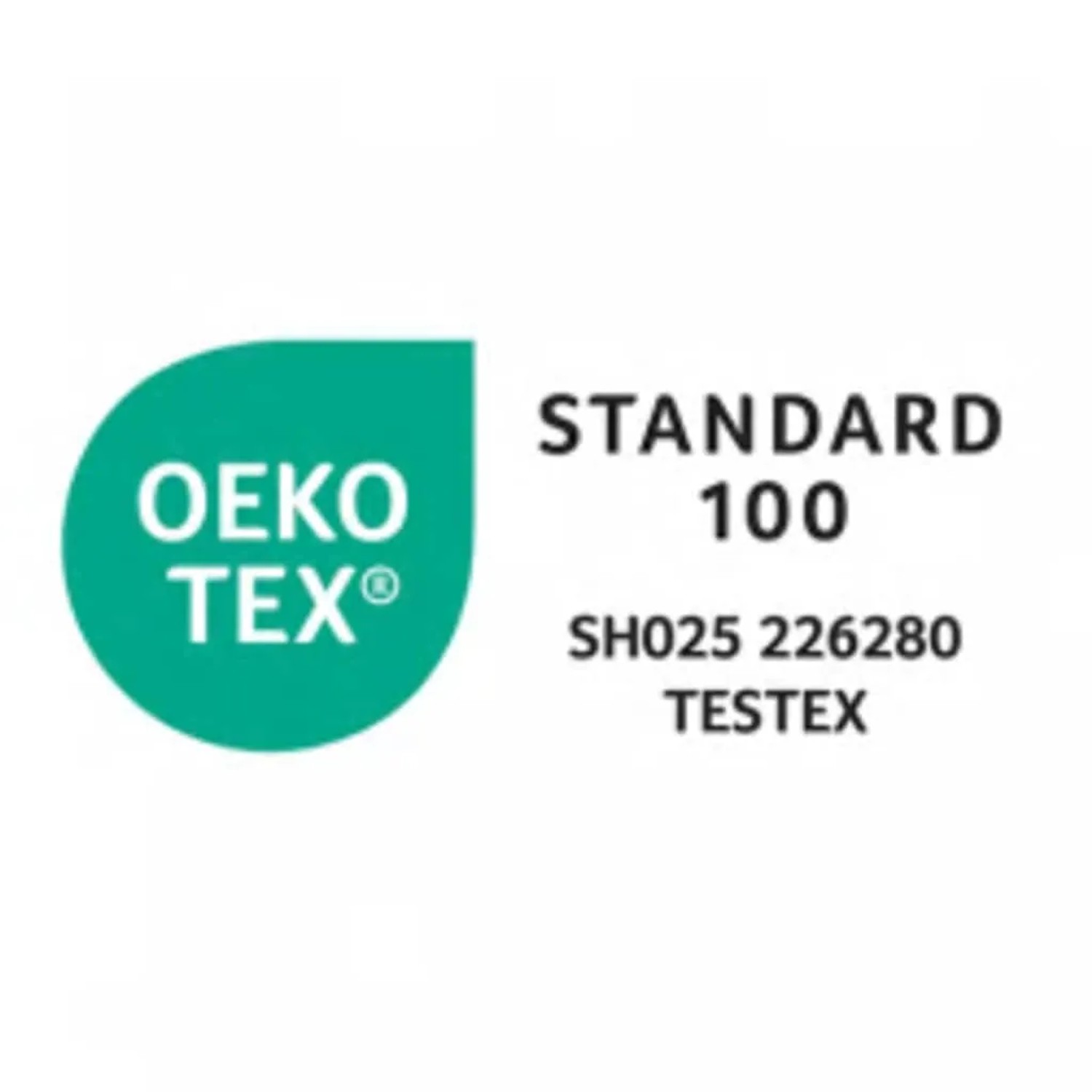Öko-Tex Standard 100 Zertifikat für vidaXL Verdunkelungsvorhänge.