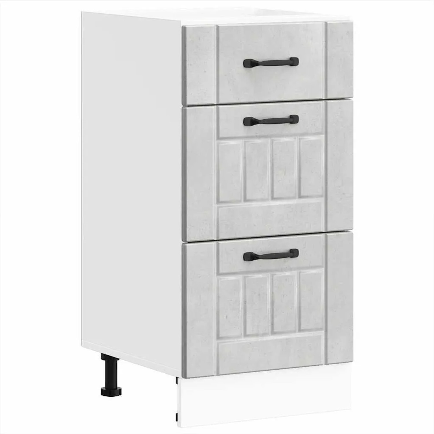 vidaXL Küchen-Unterschrank Lucca Betongrau Holzwerkstoff 854234 günstig online kaufen