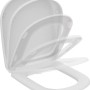 Weißer Ideal Standard Eurovit Plus WC-Sitz mit Softclosing Funktion.
