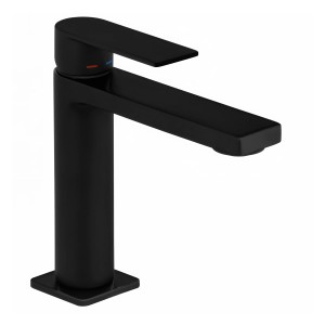 pianura Waschtischarmatur Giulia, 5L, in Schwarz Matt für moderne Bäder.