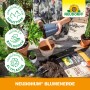 Neudorff NeudoHum Blumenerde: Frau pflanzt in torffreie Kübelpflanzenerde um.