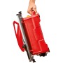 Einhell Fliesenschneidmaschine TC-TC 800, rote Fliesen-Säge mit Tragegriff in Hand.