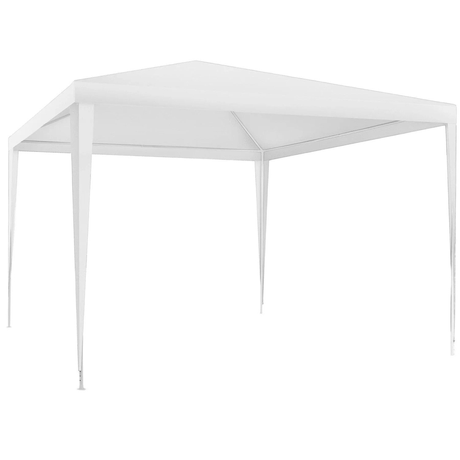 Tectake Pavillon Farah 3 X 3 M Im Stecksystem 300 X 300 X 250 Cm Weiß