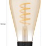 Philips Hue Filament Lampe E27, dimmbar, warmweiß bis kaltweiß, Retro-Look.