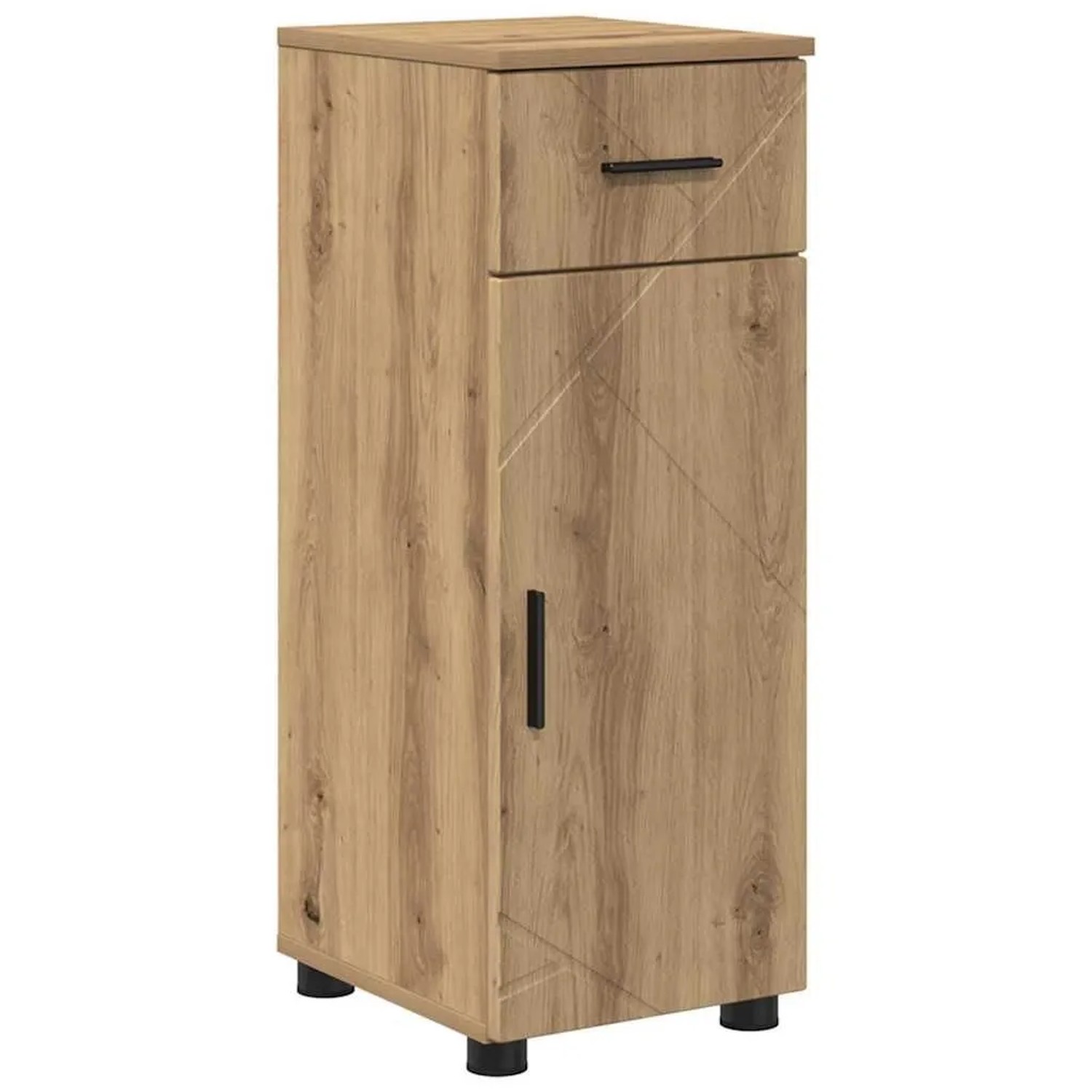 vidaXL Badezimmerschrank mit Schubladen Artisan-Eiche 30 x 35 x 80 cm 88333 günstig online kaufen
