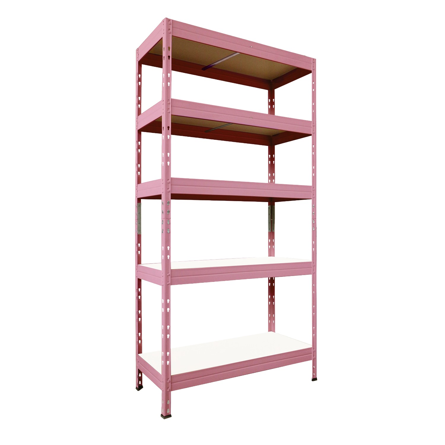 Ar Shelving Schwerlast-Steckregal Rivet M 180 cm x 90 cm x 40 cm 5B Rosa FS günstig online kaufen