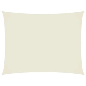 vidaXL Sonnensegel Oxford-Gewebe Rechteckig 2,5x3,5 m Creme 135206