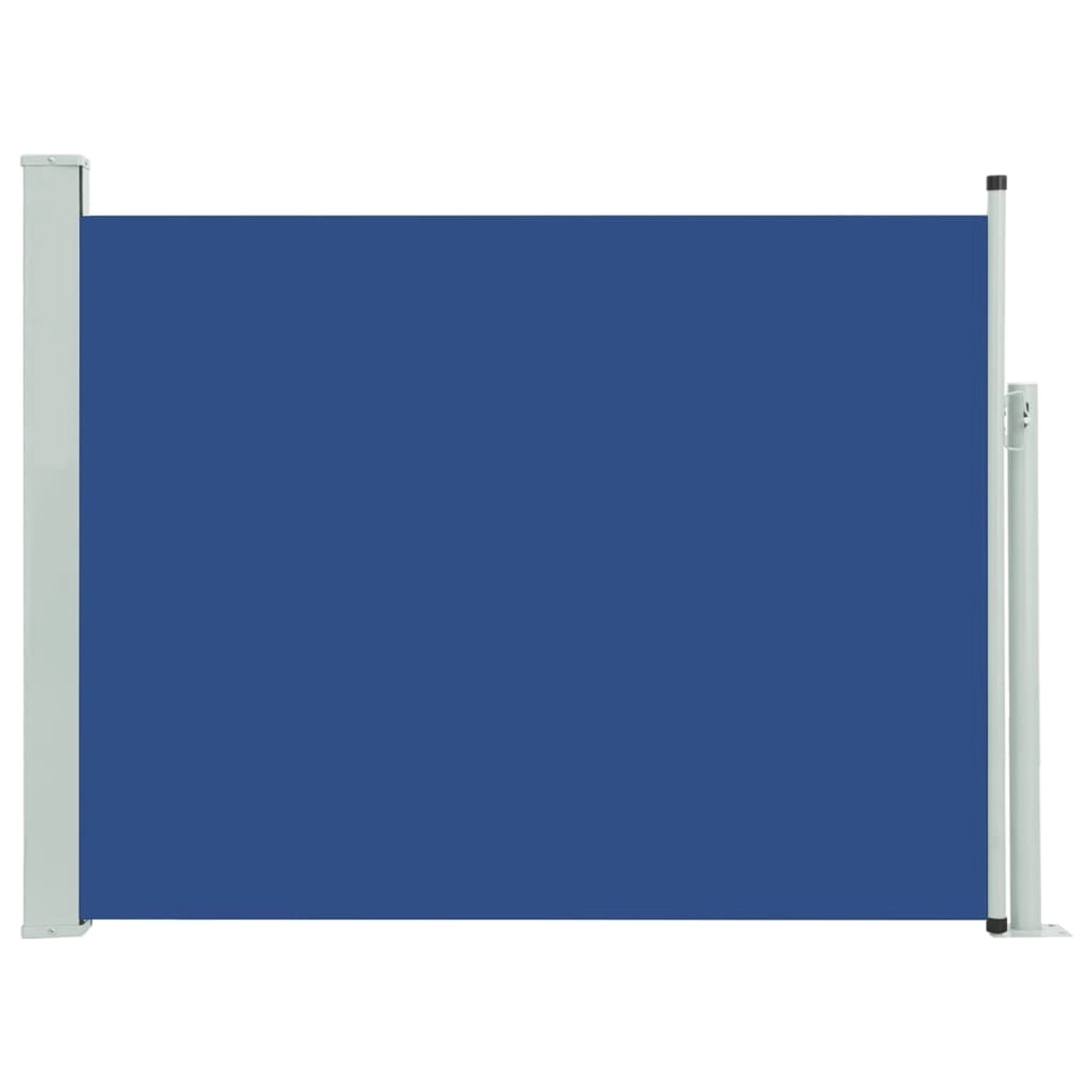 furnicato Seitenmarkise Ausziehbar 140x500 cm Blau günstig online kaufen
