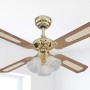 WESTINGHOUSE Deckenventilator Princess Trio, 105 cm, Messing poliert, mit Beleuchtung und Zugketten.
