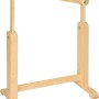 Universal Arbeitsbock Bausatz aus Nadelholz, höhenverstellbar und standfest.