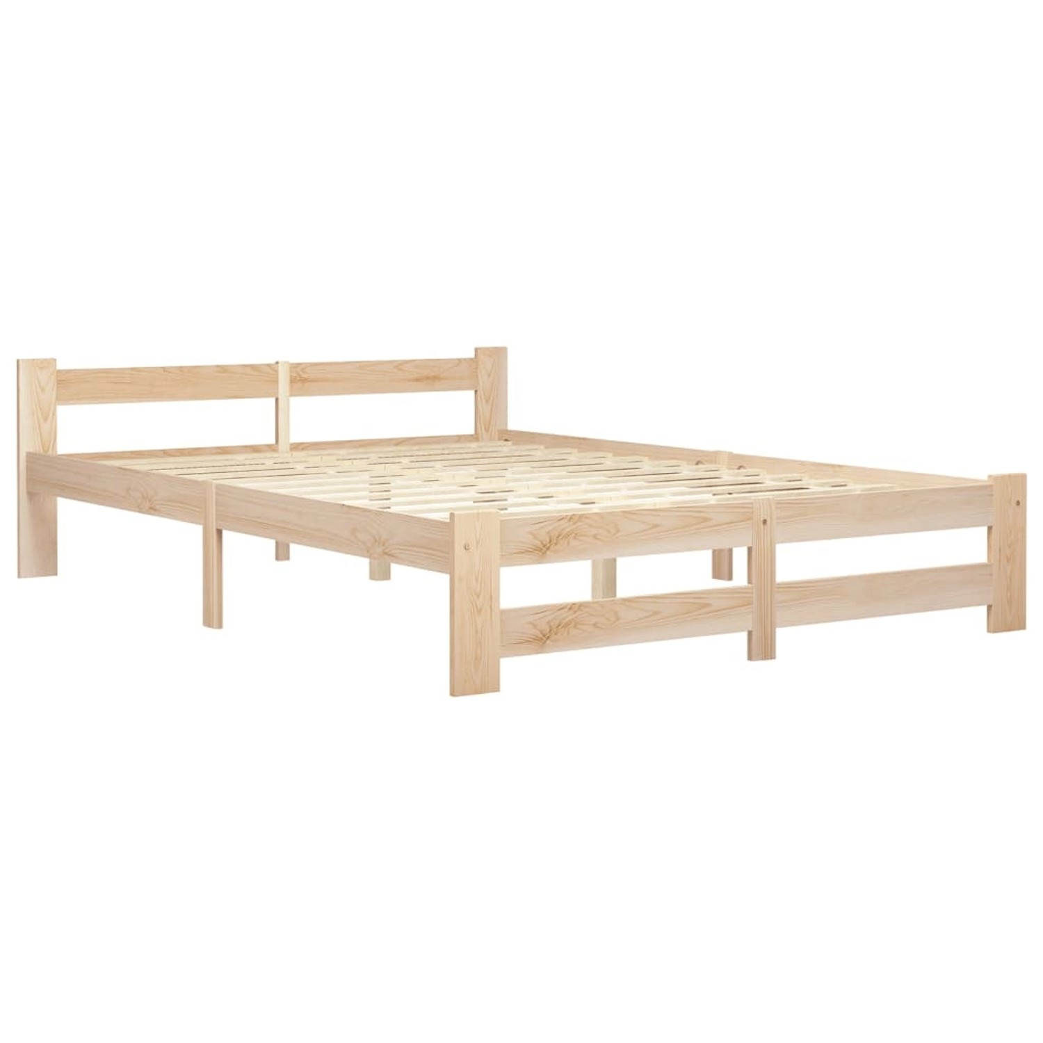 vidaXL Massivholzbett Kiefer 120x200 cm649442