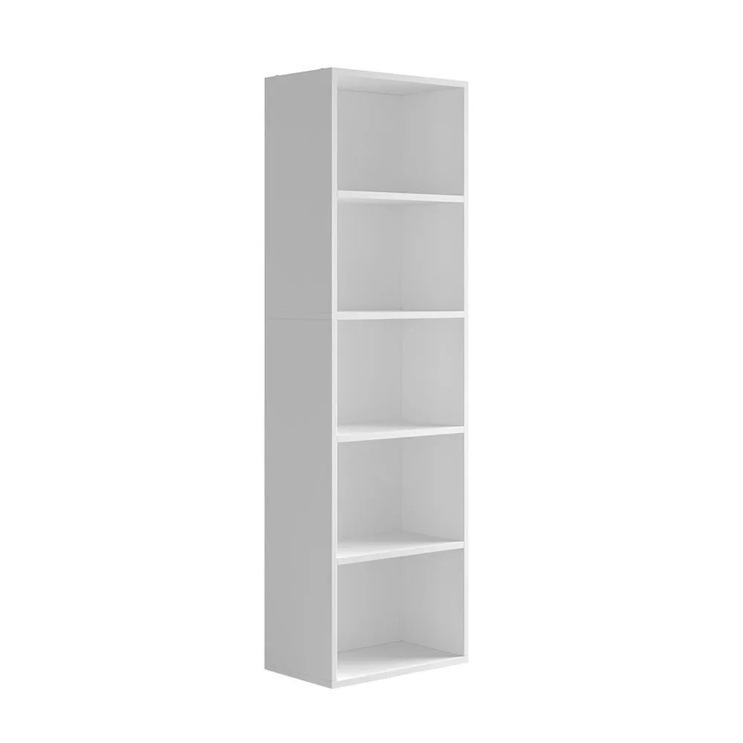 Vicco Bücherregal Bob Weiß 40 x 132 mit 5 Fächern Art Nr 49328