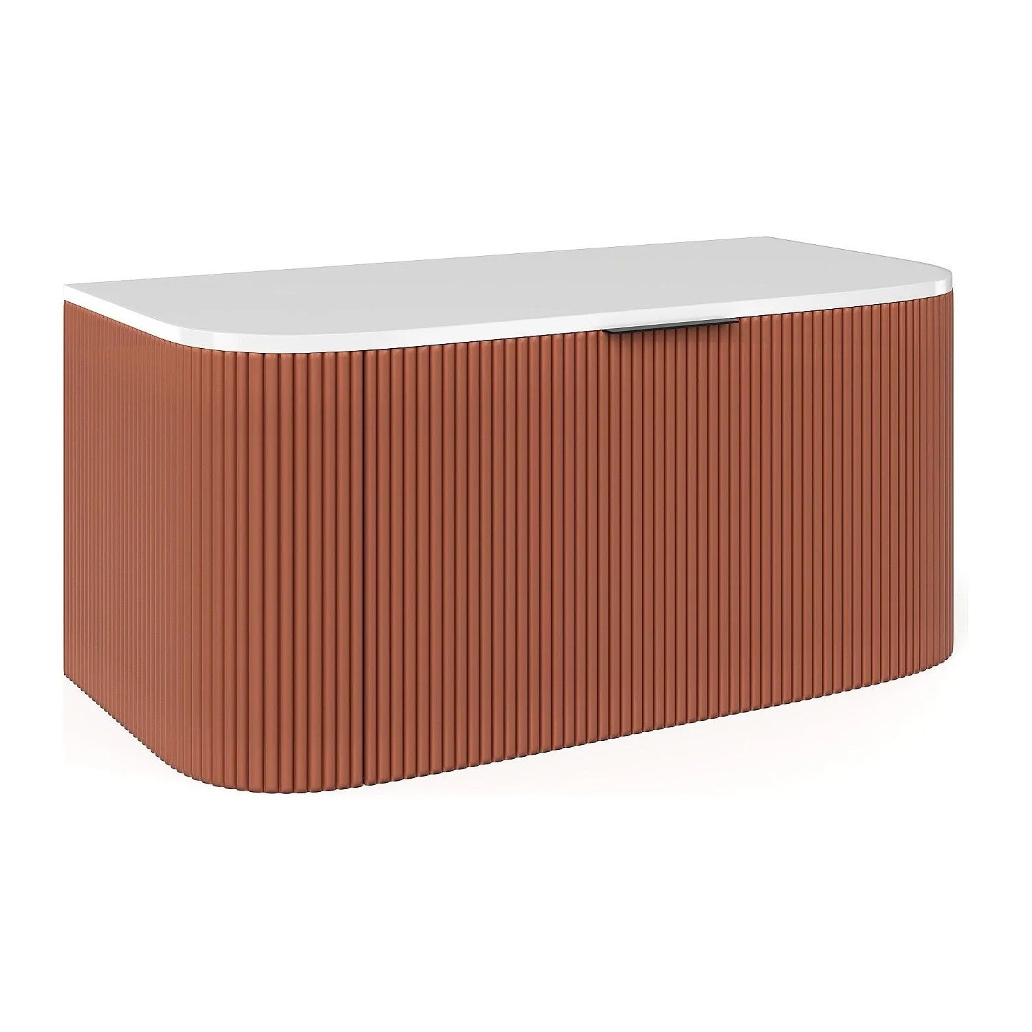 Vente-unique Waschbeckenunterschrank Lomeri Terracotta 99 cm
