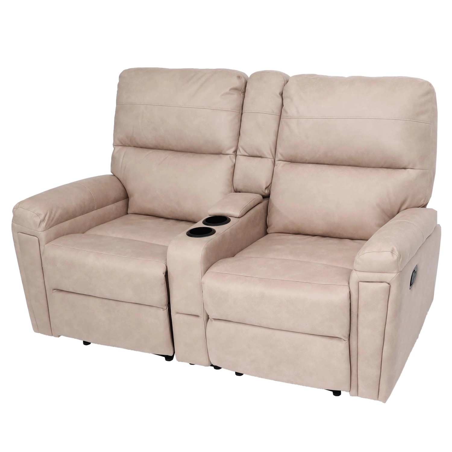 MCW 2er Kinosessel K17 Stoff/Textil Beige günstig online kaufen