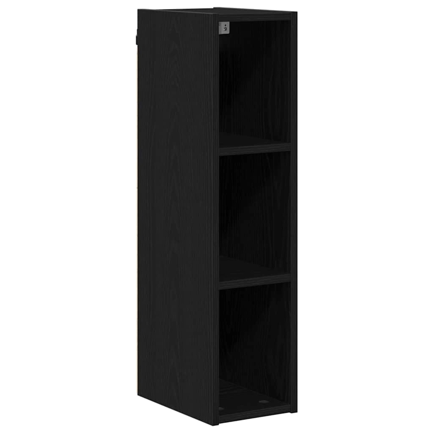 vidaXL Hängeschrank Riga Schwarz Eichen-Optik 20 x 29,5 x 80 cm 884427 günstig online kaufen