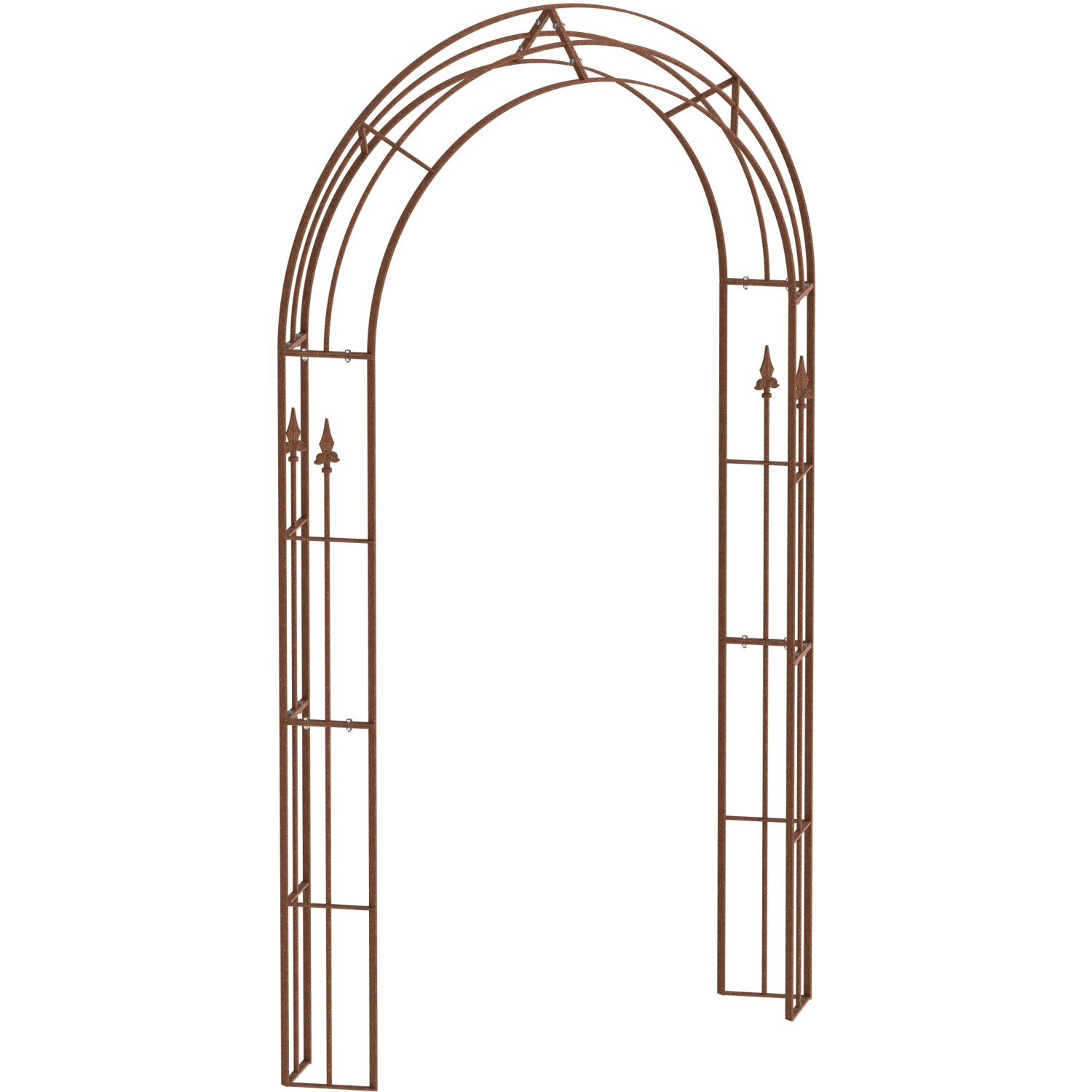 Eleo Rosenbogen Cosenza 235 cm x 140 cm x 29,7 cm Unbeschichtet