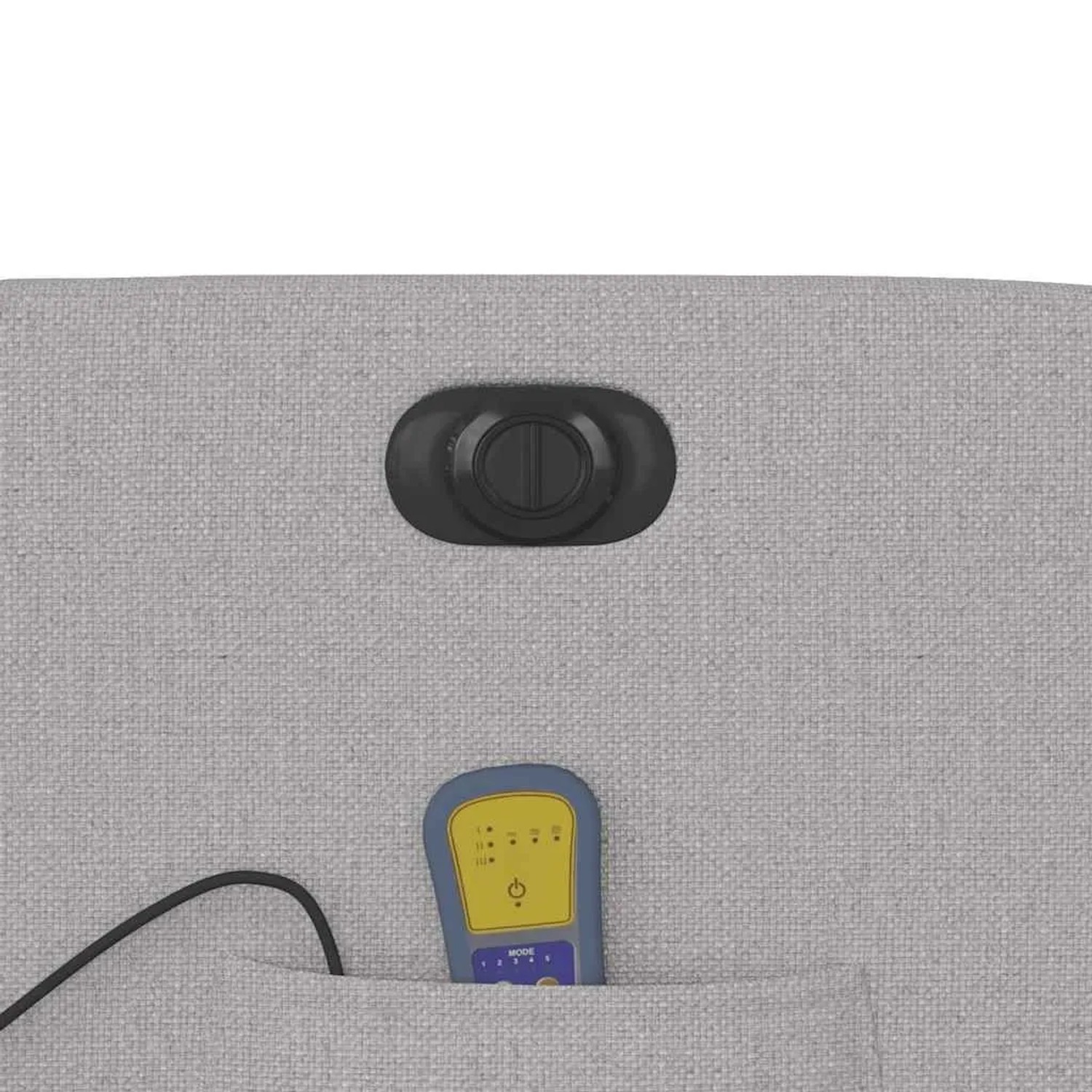 vidaXL Massagesessel Elektrisch Wolkengrau Stoff 3302971_12