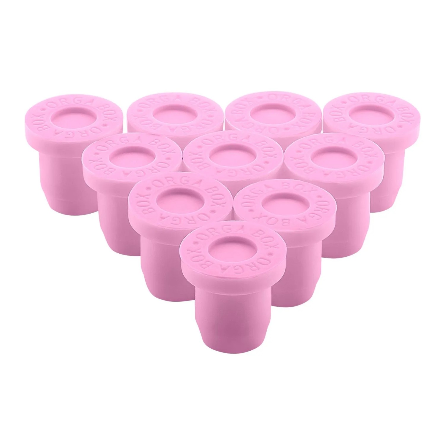 Sotech 10er Set Orga Box Silikonfüße Für 10, 5 Mm Bohrloch Magenta