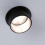 LED Einbaustrahler Set Gil Coin, schwarz matt/Eisen, 3x6W, 3-Stufen Dimmfunktion, warmweißes Licht.