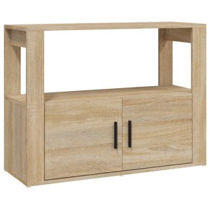 vidaXL Sideboard Sonoma-Eiche 80x30x60 cm Holzwerkstoff 819455