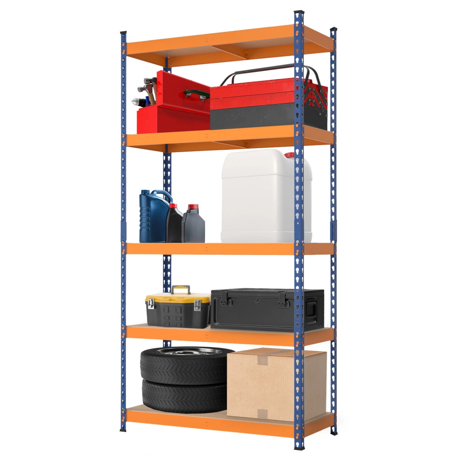 KARAT Schwerlastregal Rhino bis 1050 kg Pulverbeschichtet 180 x 90 x 45 cm günstig online kaufen