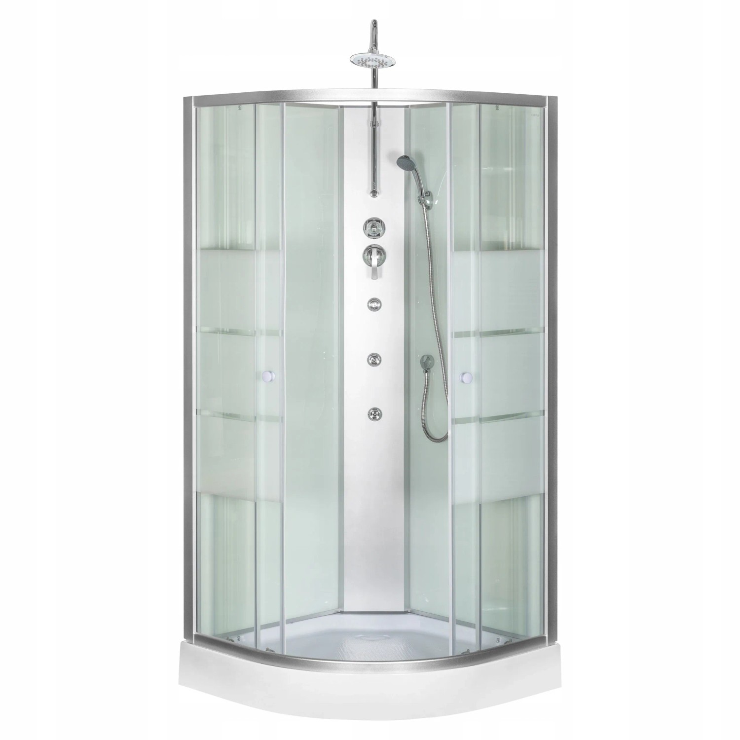 Kerra Hydromassagekabine Strada 89x89 cm mit Regendusche