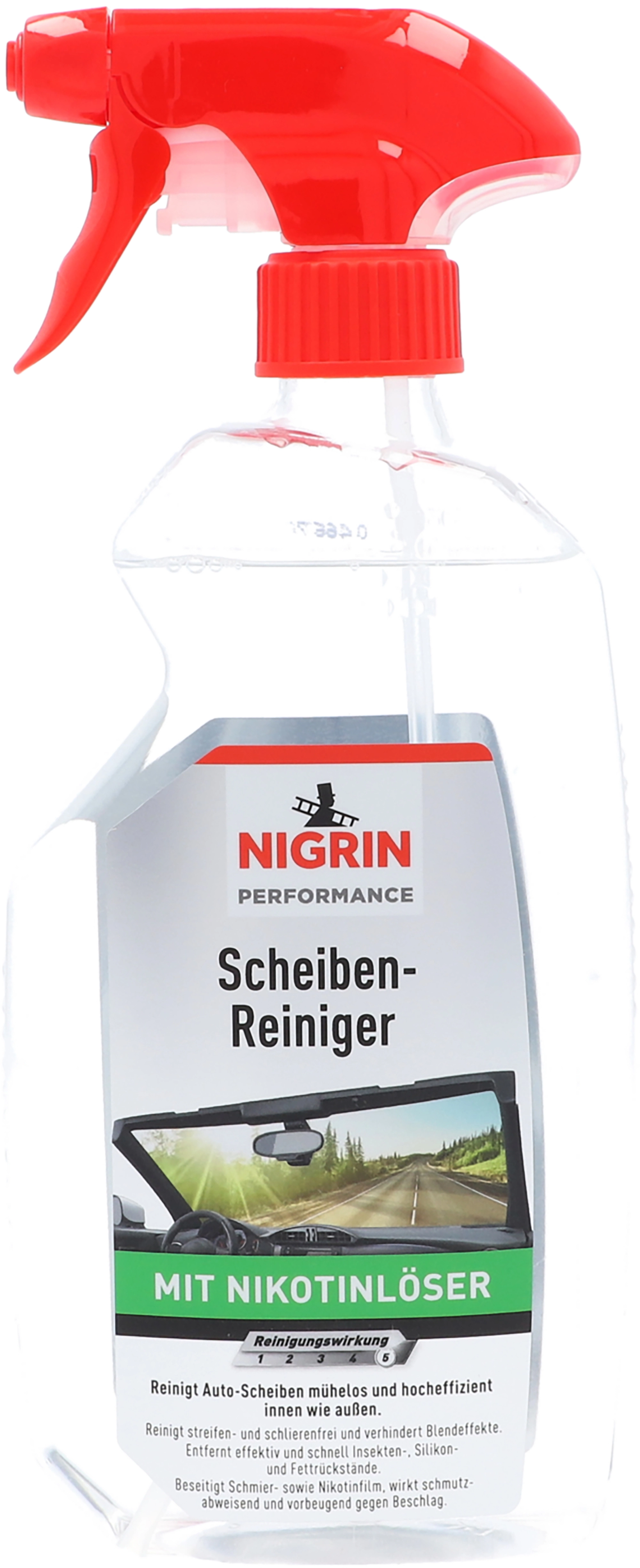 NIGRIN Scheibenreiniger-Schaum, entfernt Insekten-, Silikon und  Fettrückstände, 300 ml : : Auto & Motorrad
