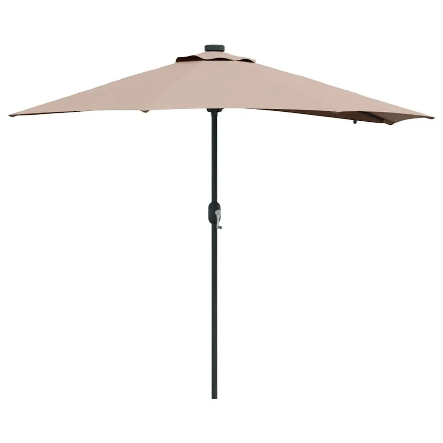 vidaXL Gartenparasol Taupe 294 x 150 x 223 cm Stoff 42003262 günstig online kaufen