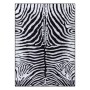 RugsX Teppich Miro VG18111 Schwarz, 200x290cm, mit abstraktem Zebra-Muster.