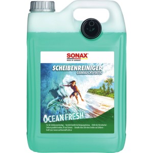 Kanister Sonax Scheibenreiniger Ocean Fresh 5 l für klare Sicht beim Autofahren.