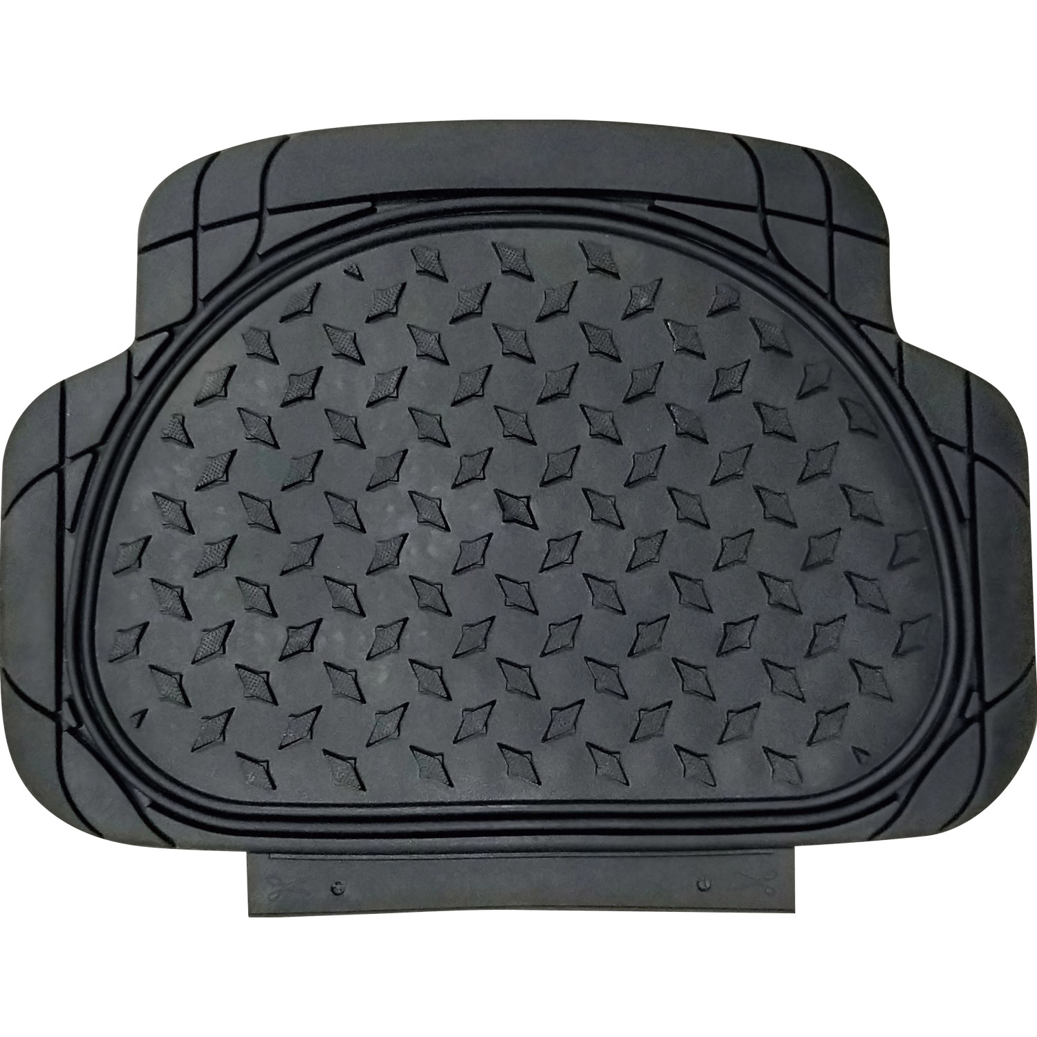 PETEX Schalenmatte Auto - 41x46cm Gummimatte Für Hintere Fußräume