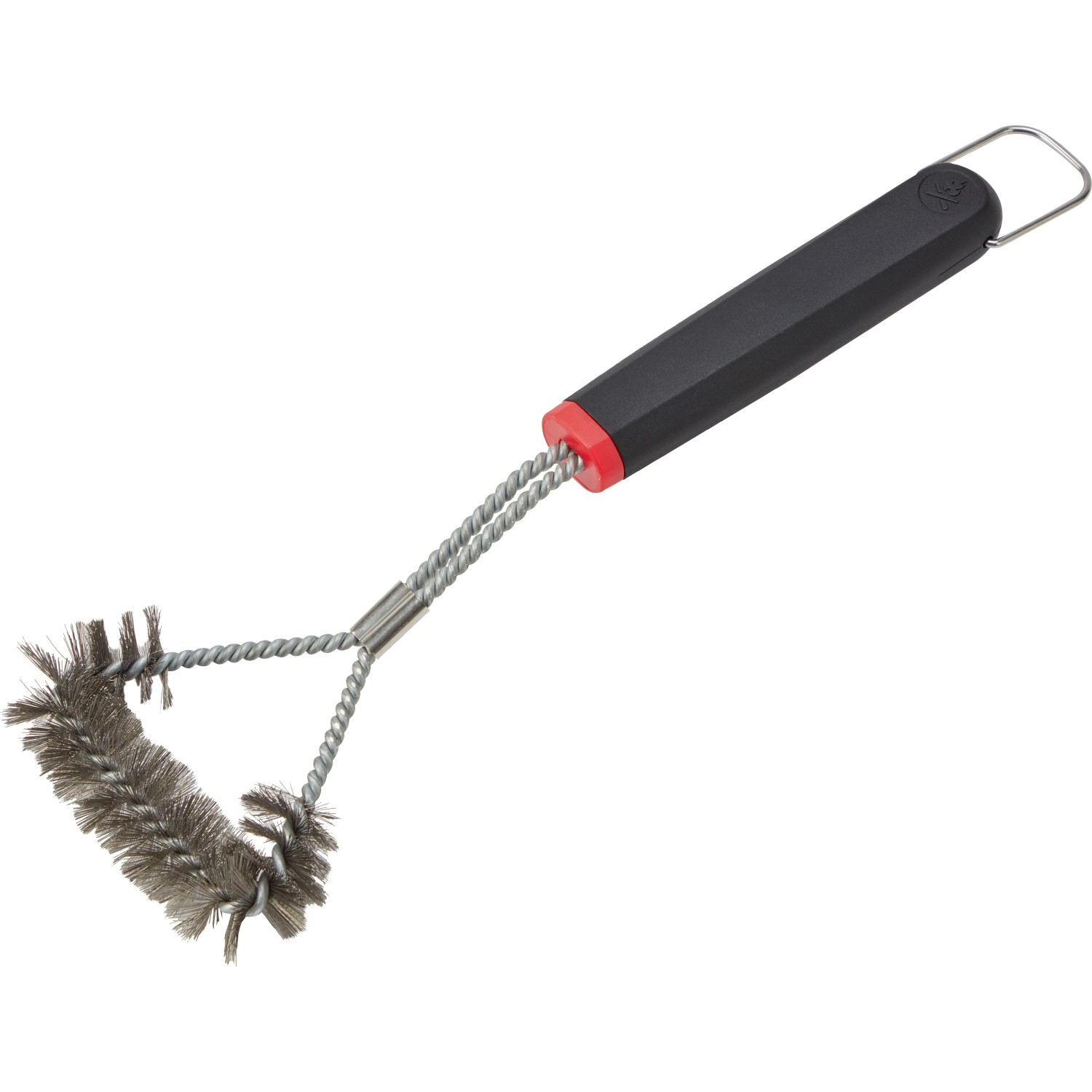 Jamestown-Grill Grillbürste 3-seitig mit Drahtborsten