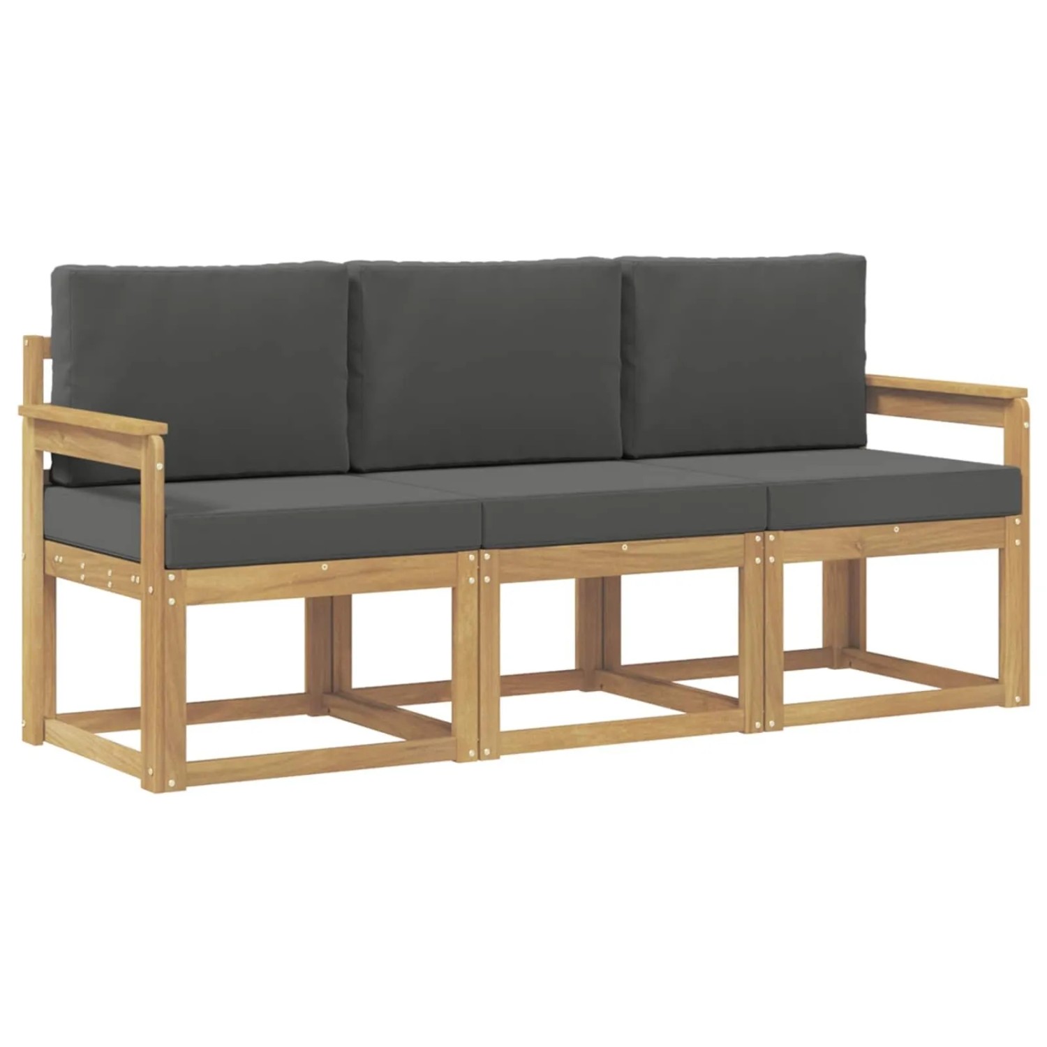vidaXL Outdoor-Sofagarnitur 3-Tlg 3387166