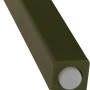 Detailaufnahme: Bein vom Siena Garden Lane Stapelsessel in Olive mit Bodenschoner.