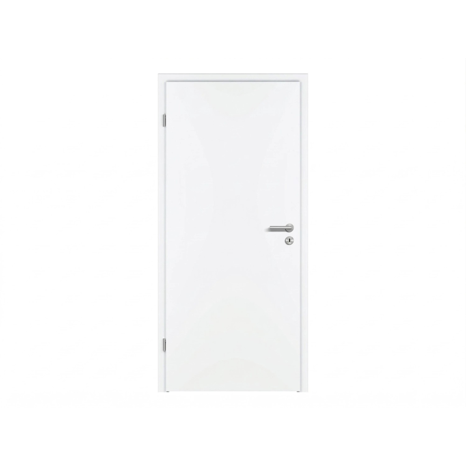 PRÜM Zimmertür CPL Premium Weißlack RAL 9016 Röhrenspankern 1985 x 985 mm 39 mm Stark Klimaklasse 1 DIN Rechts