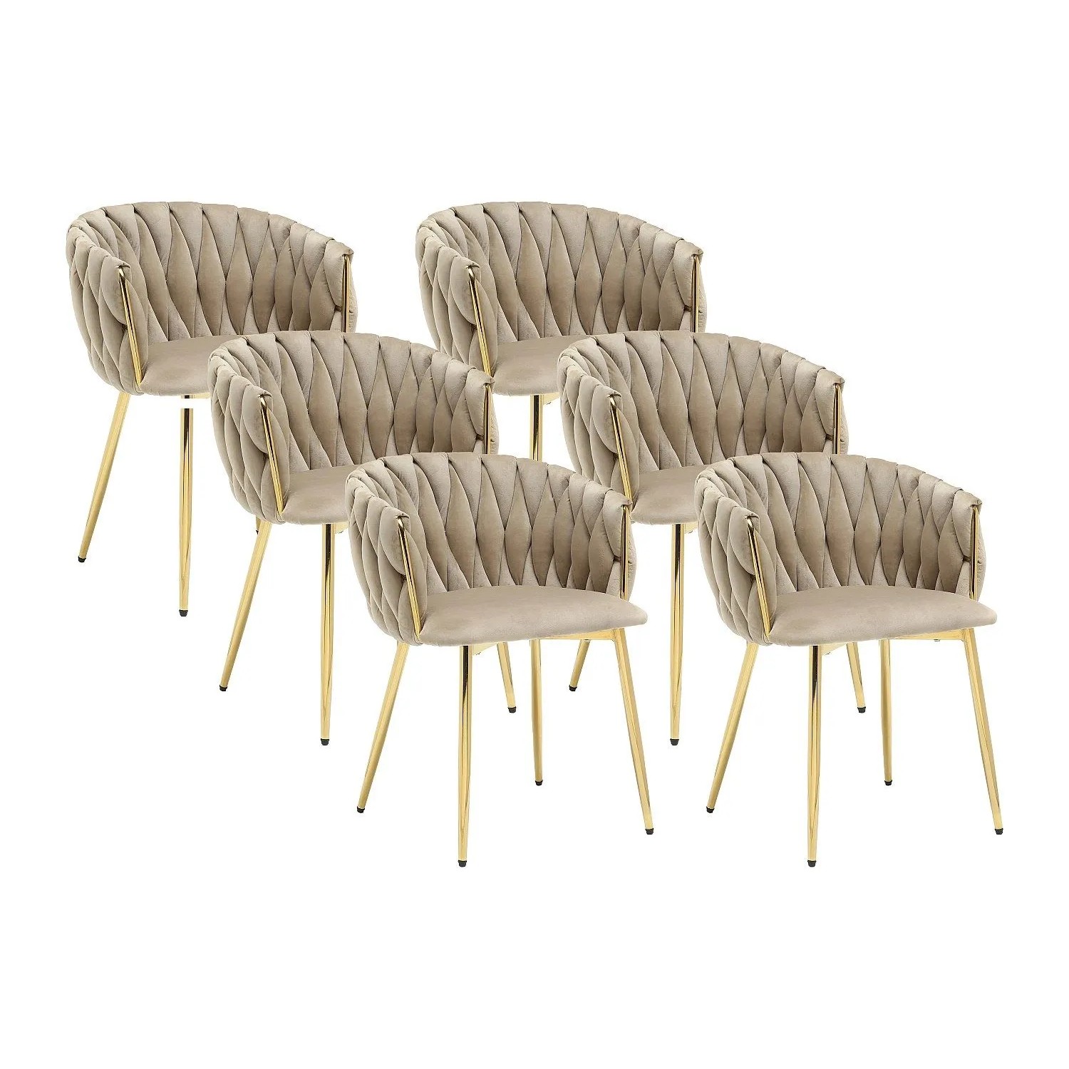 Vente-unique Stuhl Elegano Beige 57 cm