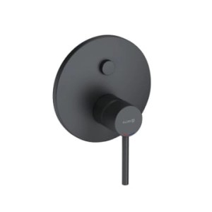 Kludi BOZZ Wannenarmatur Unterputz, Schwarz Matt. Wannenfüll- und Brausebatterie.