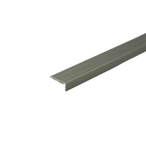 Döllken Abschlussprofil aus Edelstahl, 1800 mm lang, für Laminat und Parkett.