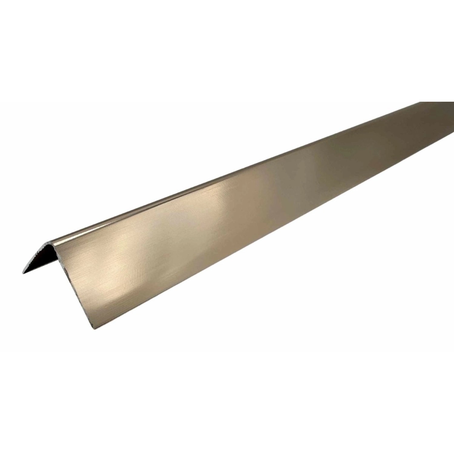 Colortree Aluminium Profil Außenecke Rose-Gold Eloxiert 2m 90 Grad Montageprofil Und Winkelprofil