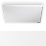 Weiße Könighaus Infrarotheizung M-Serie Deckenheizung (360 W) an weißer Decke montiert.