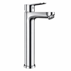 Fackelmann Bad Standarmatur Hochdruck 265 mm x 143 mm Chrom Glänzend