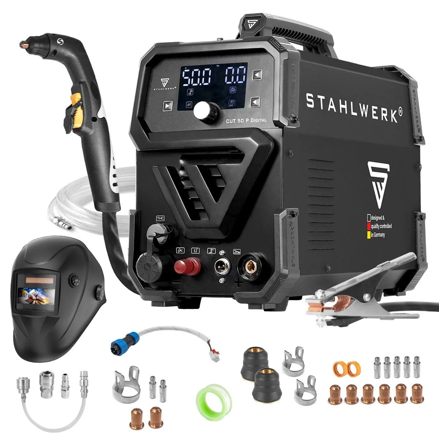 STAHLWERK Plasmaschneider CUT 50 P Digital 20 mm Schneidleistung Vollausstattung