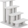 Costway Tiertreppe Katzentreppe 4 Stufen Haustiertreppe Beige