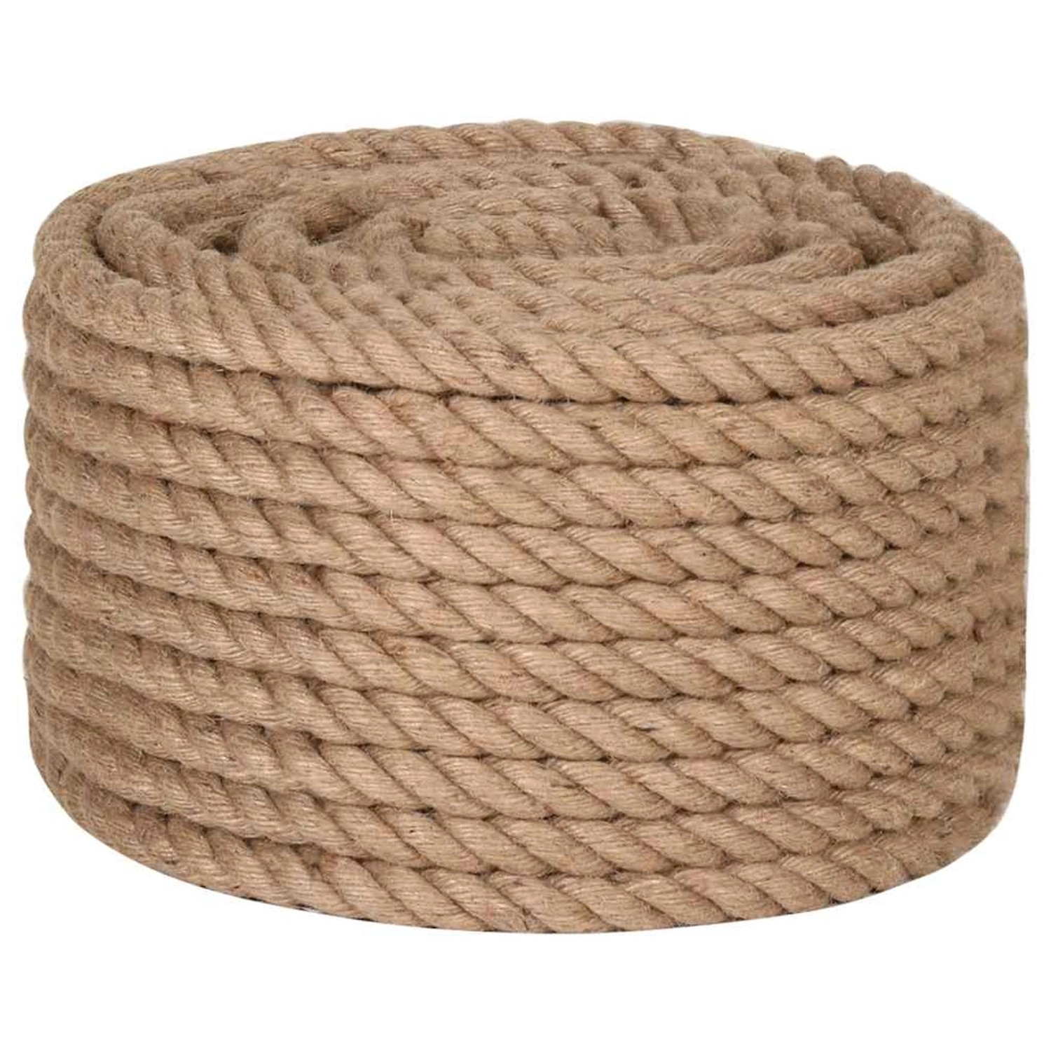 vidaXL Seil 100% Jute 20 mm 100 m 143798
