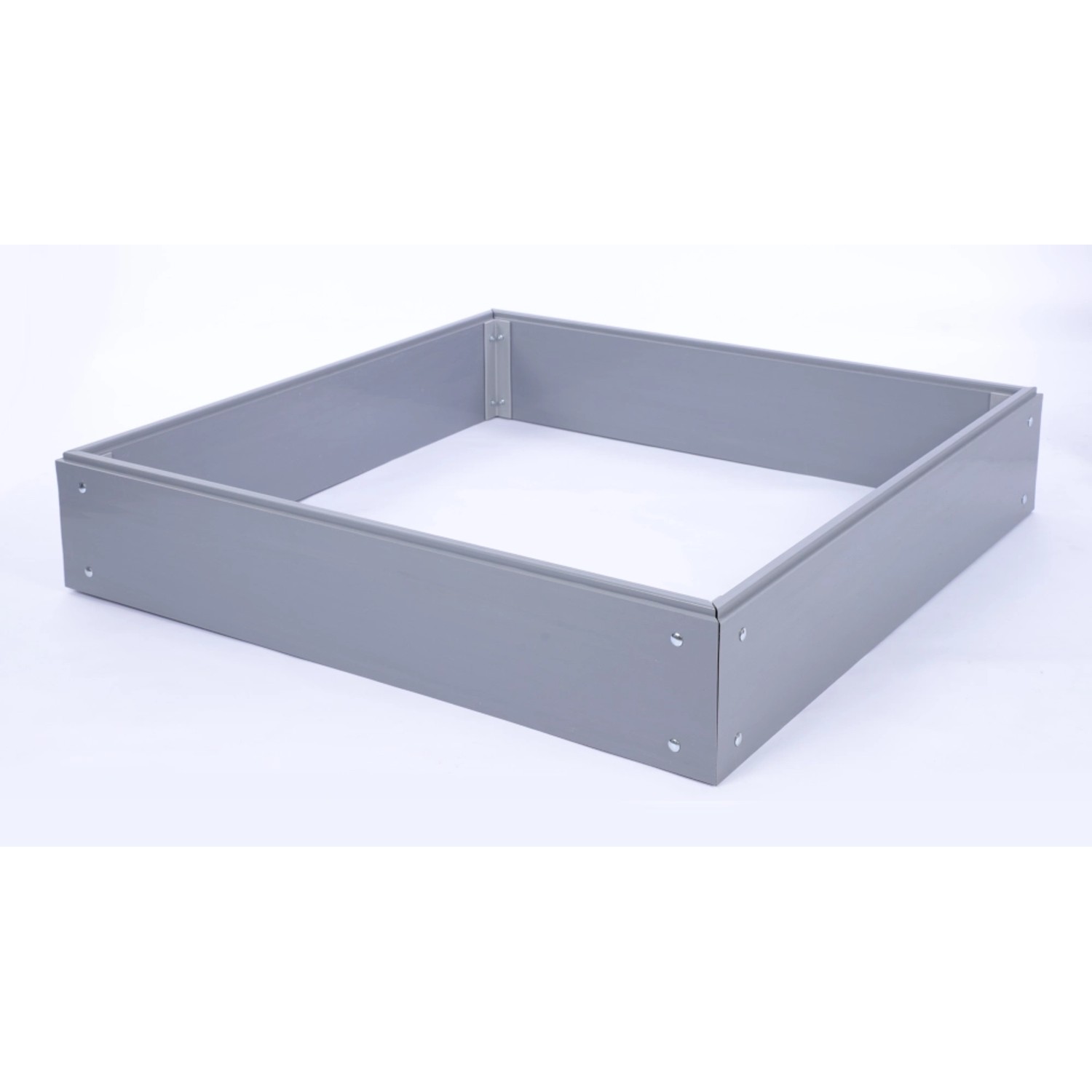 PROREGAL Hochbeete Growline Plast HxBxT 21x110x110cm 1 Ebene Grau günstig online kaufen