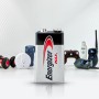 Energizer Max 9V Batterie E-Block (2er-Pack) für Rauchmelder, Spielzeug und andere Geräte.