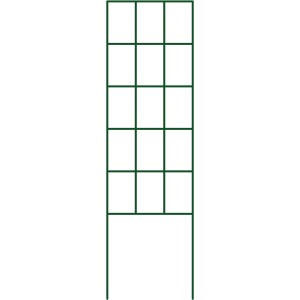 Grünes Peacock Rankspalier Vario Rechteck, 30x105 cm, für Garten und Topf.