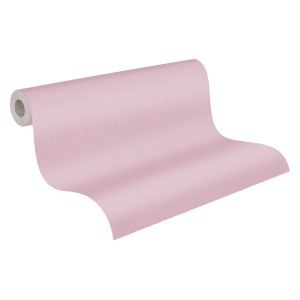 Rolle Michalsky Living Vliestapete Uni in Rosa, geeignet für Wandklebetechnik.